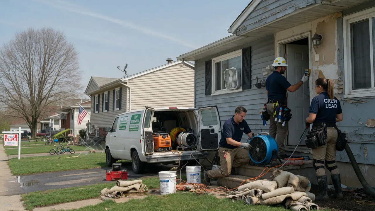 Flood Cleanup in Dunellen, NJ near me